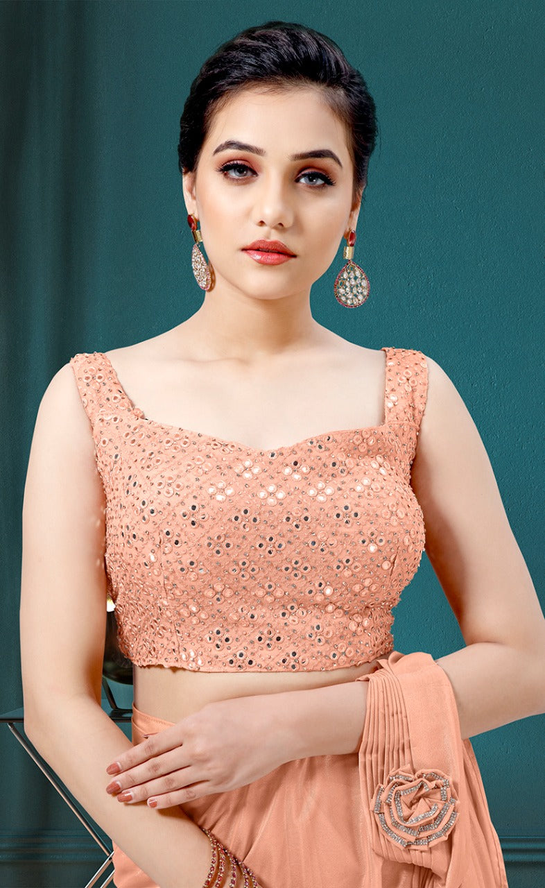 Amoha Trendz Dno 1015696 Ice Georgette Stylish Designer Party Wear Sarees