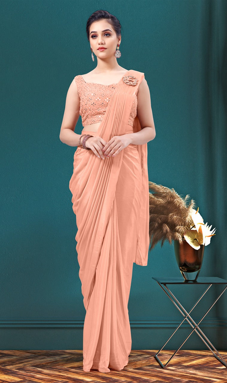 Amoha Trendz Dno 1015696 Ice Georgette Stylish Designer Party Wear Sarees
