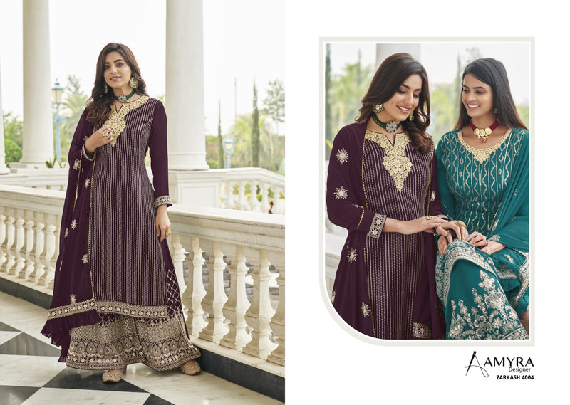 Amyra Design Zarkash Vol 4 Georgette with Attrective Look Stylish Designer Party Wear Salwar Suit