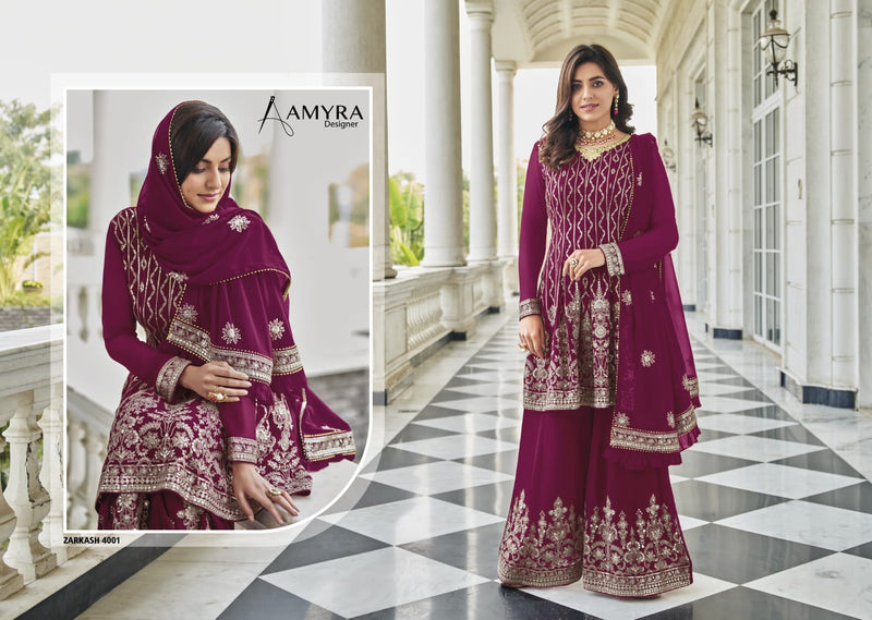 Amyra Design Zarkash Vol 4 Georgette with Attrective Look Stylish Designer Party Wear Salwar Suit