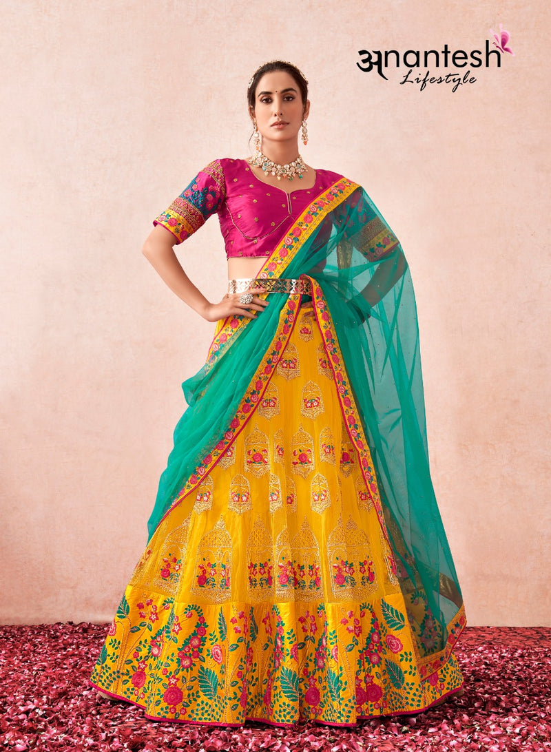 Anantesh Lifestyle Flairy Beats 1002 Fancy With Fancy Work Stylish Designer Fancy Lehenga