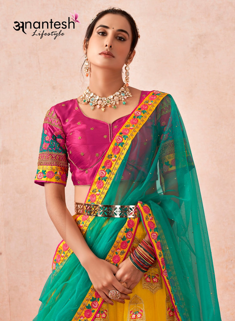 Anantesh Lifestyle Flairy Beats 1002 Fancy With Fancy Work Stylish Designer Fancy Lehenga