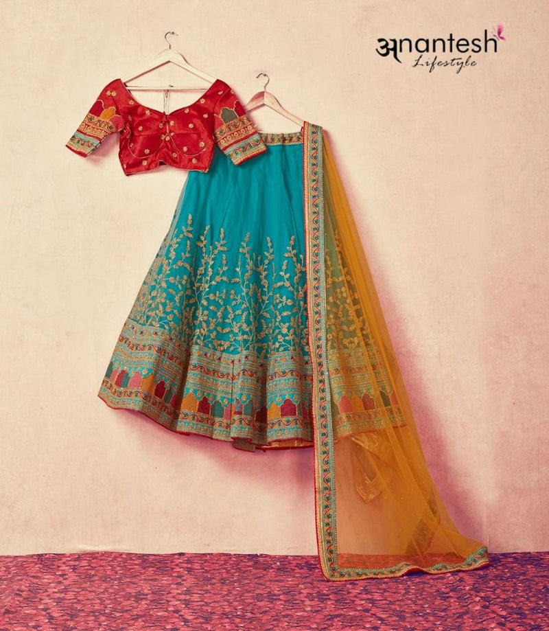 Anantesh Lifestyle Flairy Beats 1004 Fancy With Fancy Work Stylish Designer Fancy Lehenga