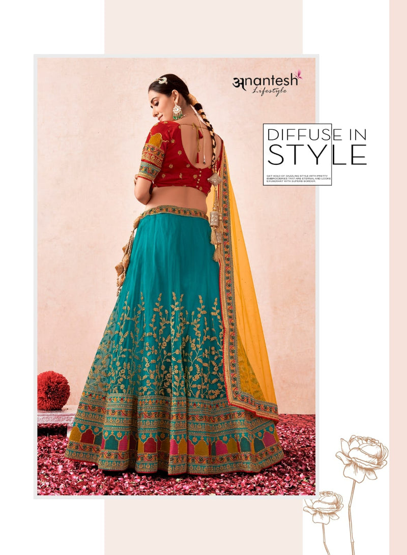 Anantesh Lifestyle Flairy Beats 1004 Fancy With Fancy Work Stylish Designer Fancy Lehenga