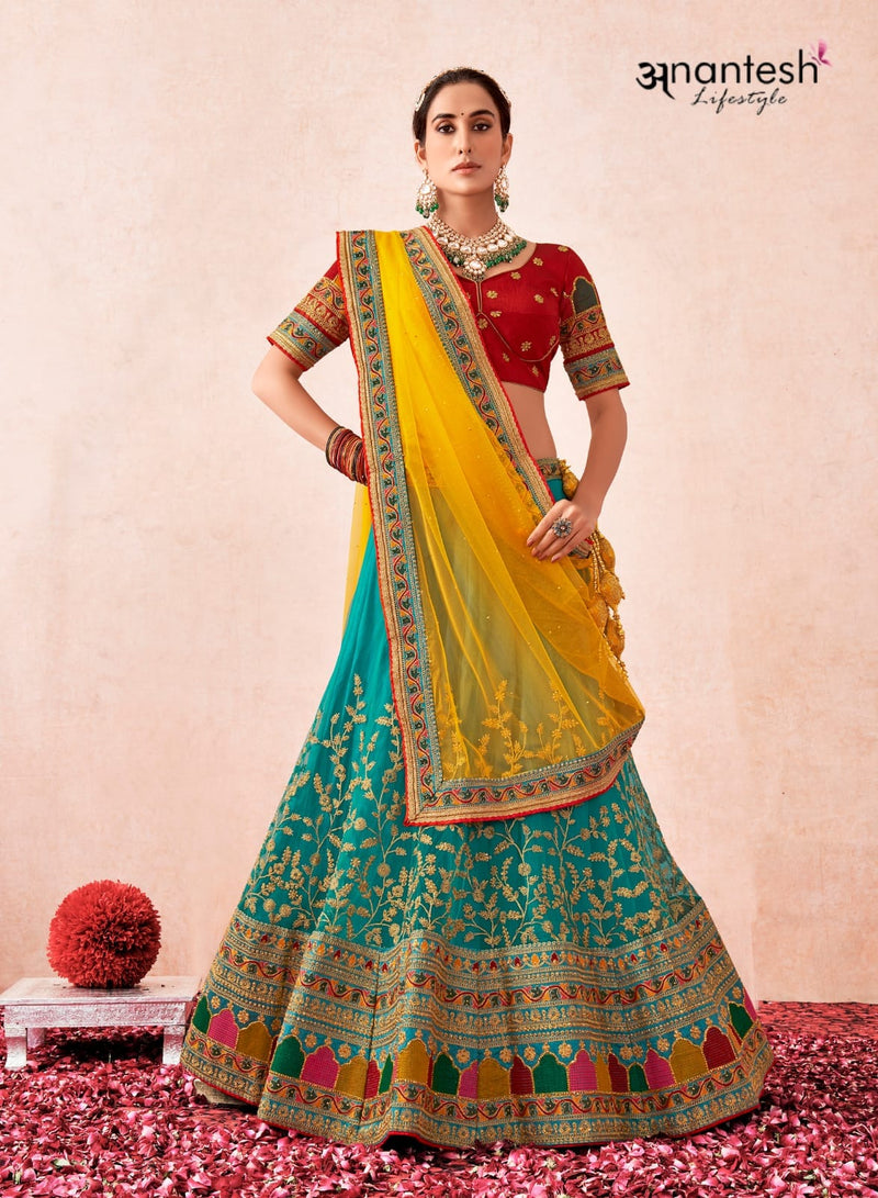 Anantesh Lifestyle Flairy Beats 1004 Fancy With Fancy Work Stylish Designer Fancy Lehenga