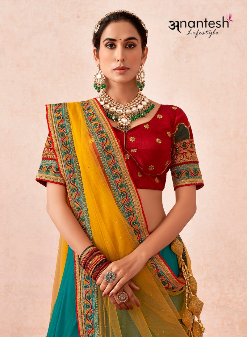 Anantesh Lifestyle Flairy Beats 1004 Fancy With Fancy Work Stylish Designer Fancy Lehenga