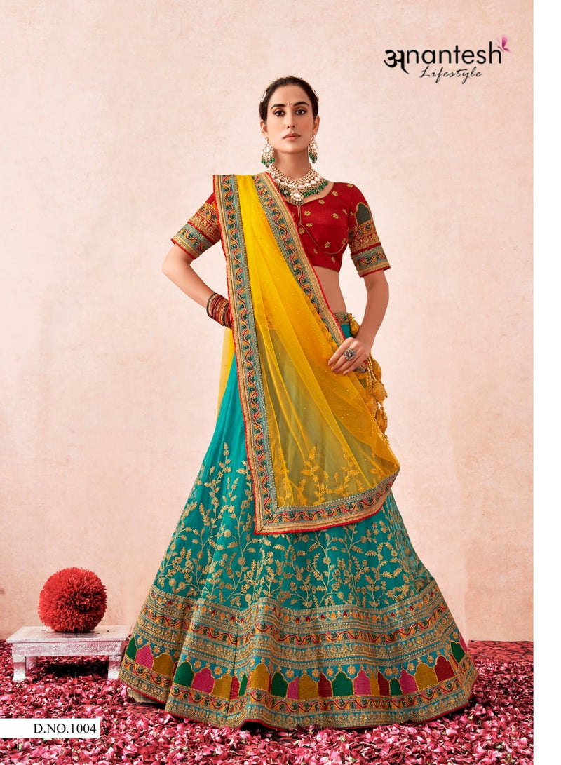 Anantesh Lifestyle Flairy Beats 1004 Fancy With Fancy Work Stylish Designer Fancy Lehenga