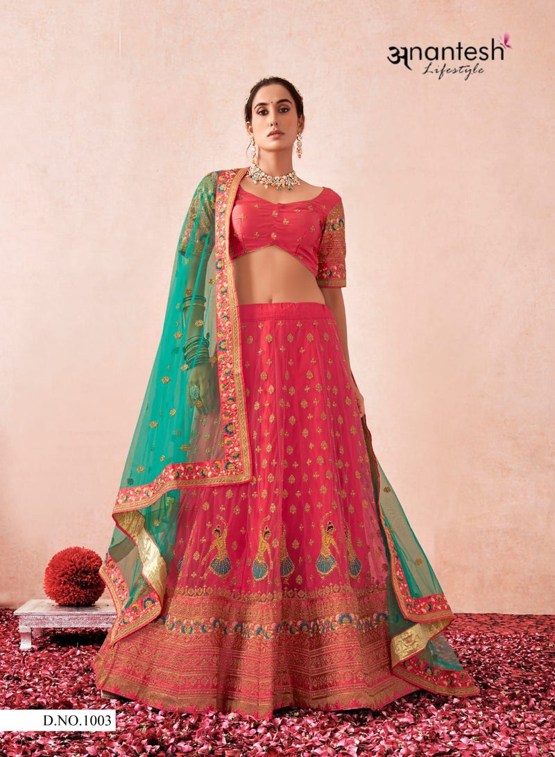 Anantesh Lifestyle Flairy Beats 1003 Fancy Festive Wear Attractive Look Stylish Designer Fancy Lehenga