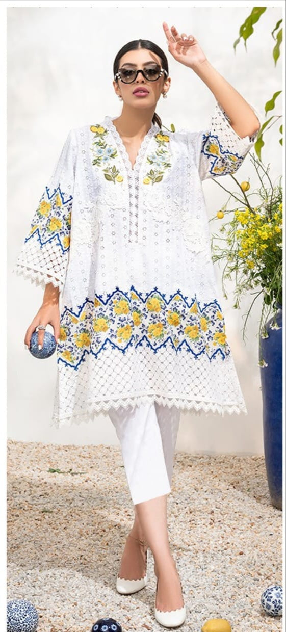 Asimjofa D No JF 56045 Cambric Cotton Designer Salwar Suit