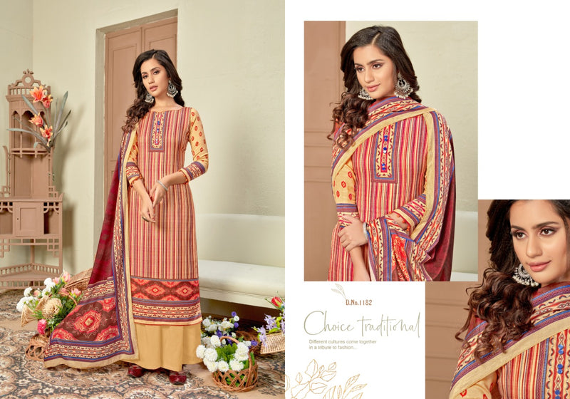 Bipson Shaneel Vol 4 Pashmina With Heavy Fancy Work Stylish Designer Festive Wear Salwar Kameez