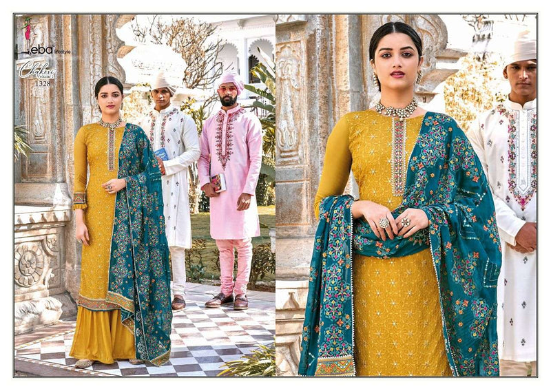 Eba Lifestyle Chakori Vol 1 Dno 1328 Chinon Stylish Designer Salwar Kameez
