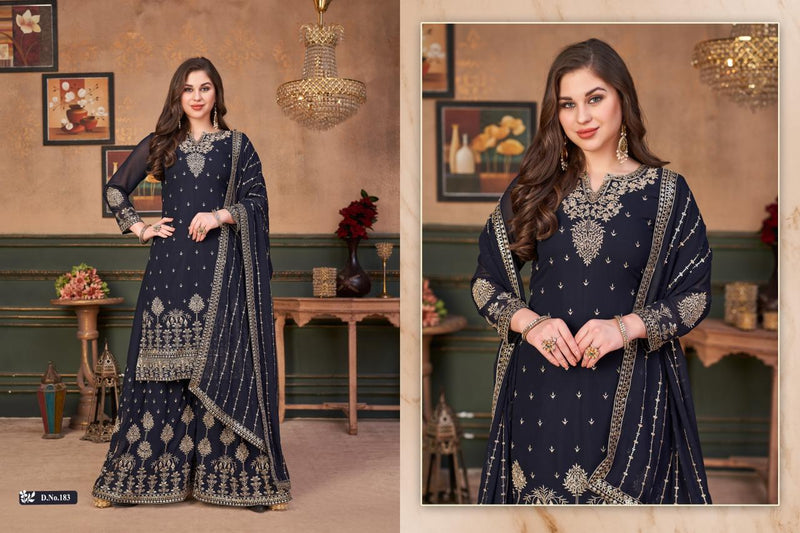 Dani Vani Vol 18 Dno 183 Georgette Stylish Designer Festival Wear Salwar Suit