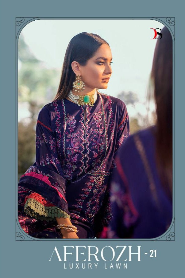 Deepsy Afrozeh Luxury Vol 21 Cotton Bridal Wear Salwar Suit