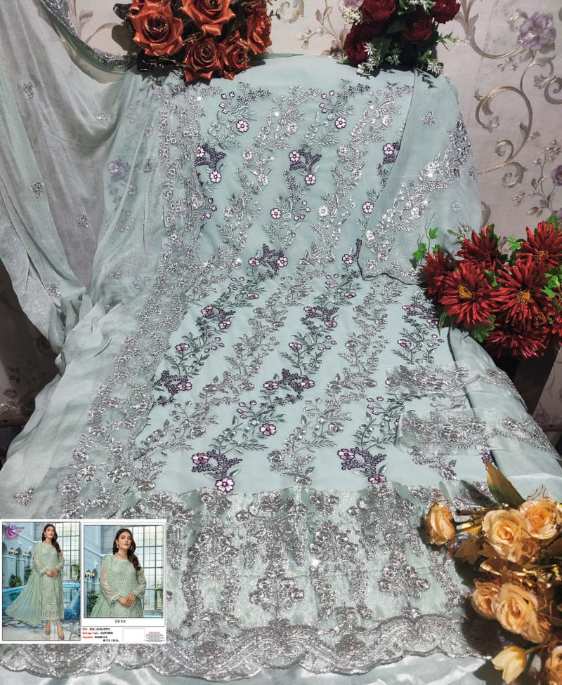 Dinsaa Suit Dno Ds 16 Georgette With Heavy Embroidery Work Stylish Designer Pakistani Salwar Suit