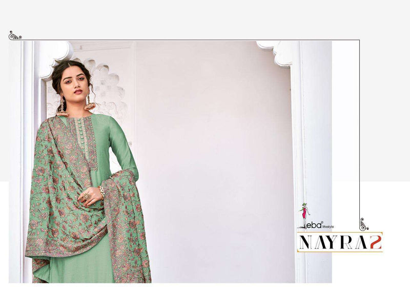 Eba Lifestyle Nyra Vol 2 NR-1312 Viscose Silk Stylish Designer Wear Pakistani Salwar Suit
