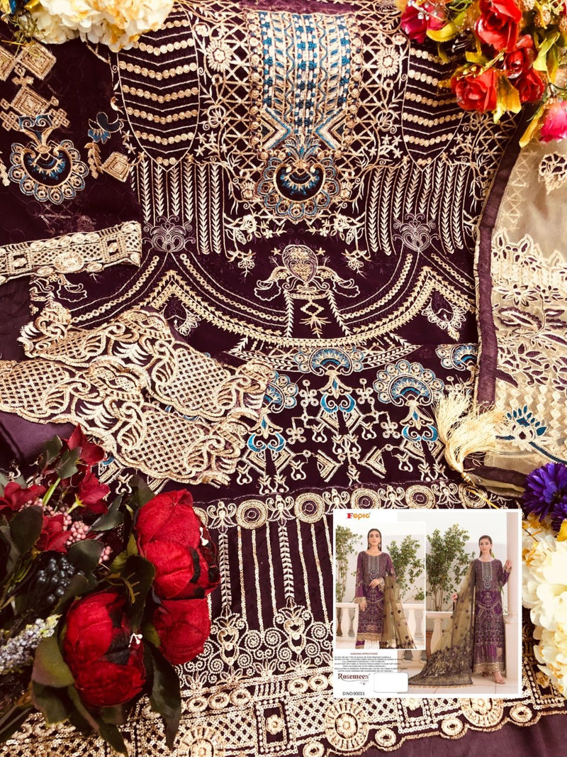 Fepic Rosemeen 90015 Fox Georgette Pakistani Designer Wear Salwar Kameez