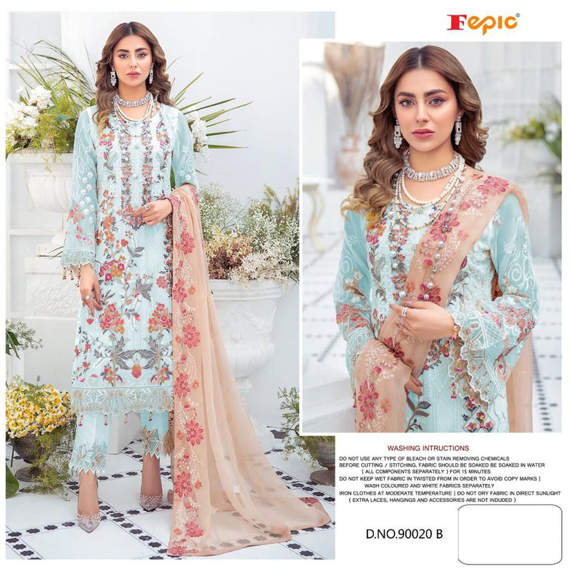 Fepic Rosemeen Dno 90020 B Georgette Stylish Designer Wear Salwar Kameez