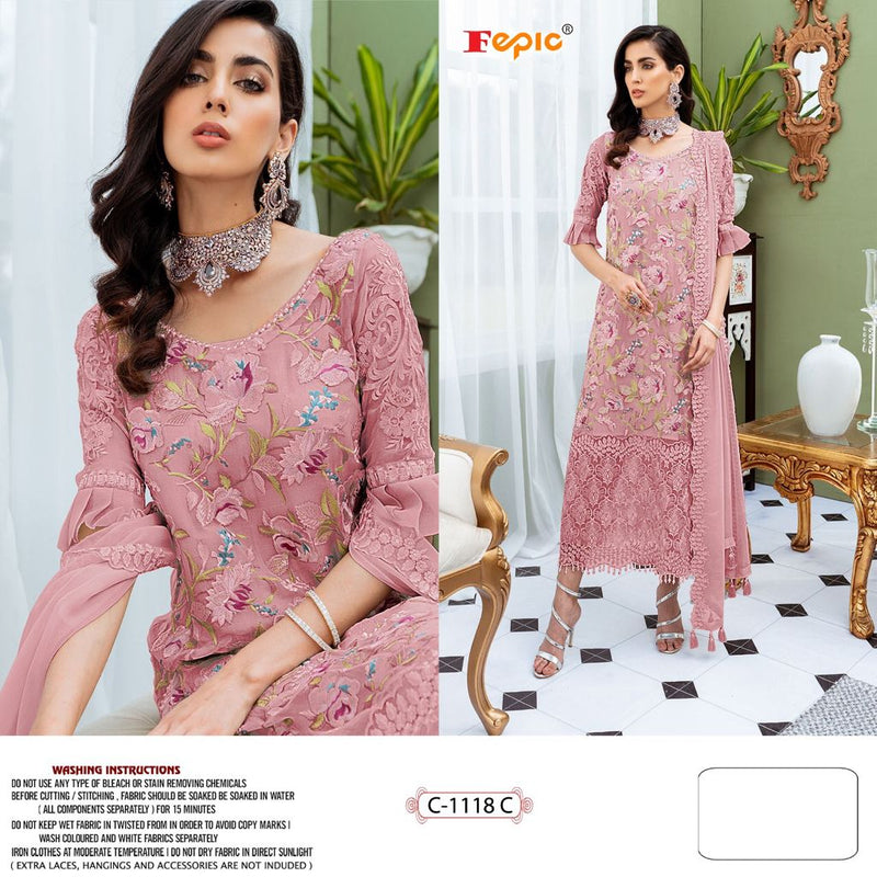Fepicat Rosemeen Blockbuster C 1118 Butterfly Net Heavy Embroidered Salwar Suit