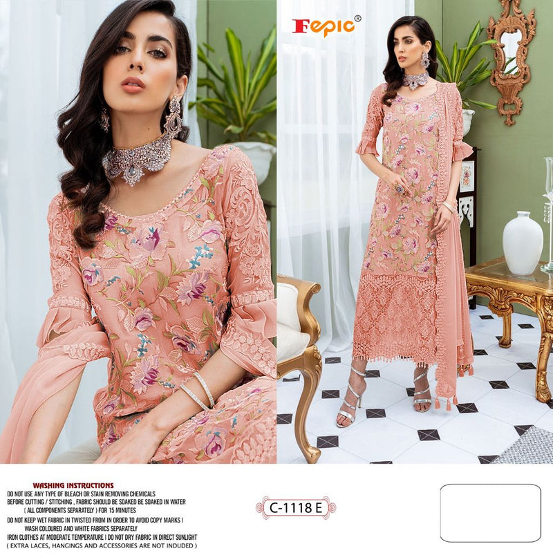 Fepicat Rosemeen Blockbuster C 1118 Butterfly Net Heavy Embroidered Salwar Suit
