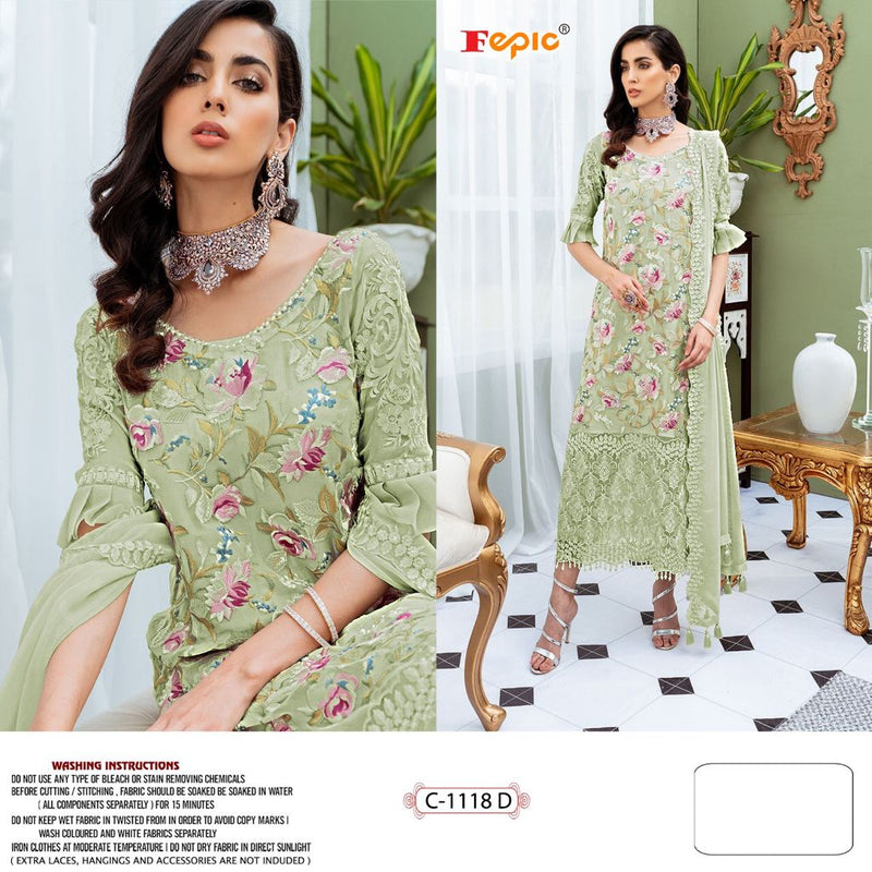 Fepicat Rosemeen Blockbuster C 1118 Butterfly Net Heavy Embroidered Salwar Suit