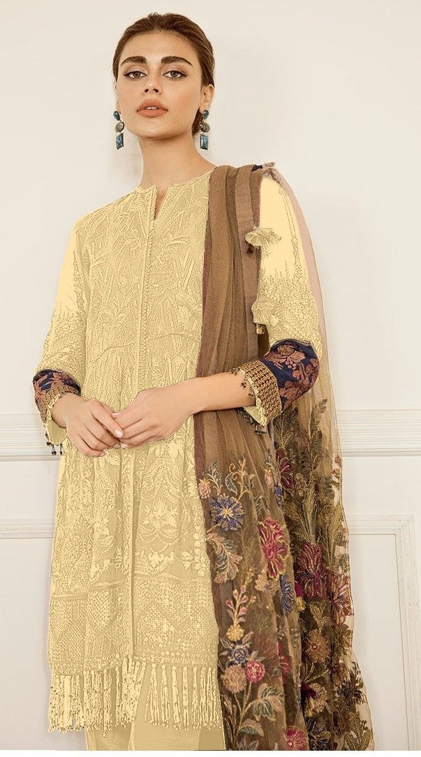 Fepic Rosemeen 66007 P Georgget Stylish Designer Salwar Suit