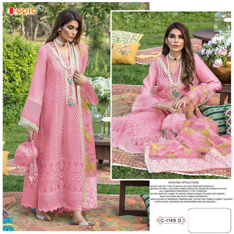Fepic Rosemeen Dno C 1149 D Net Stylish Designer Pakistani Style Salwar Kameez