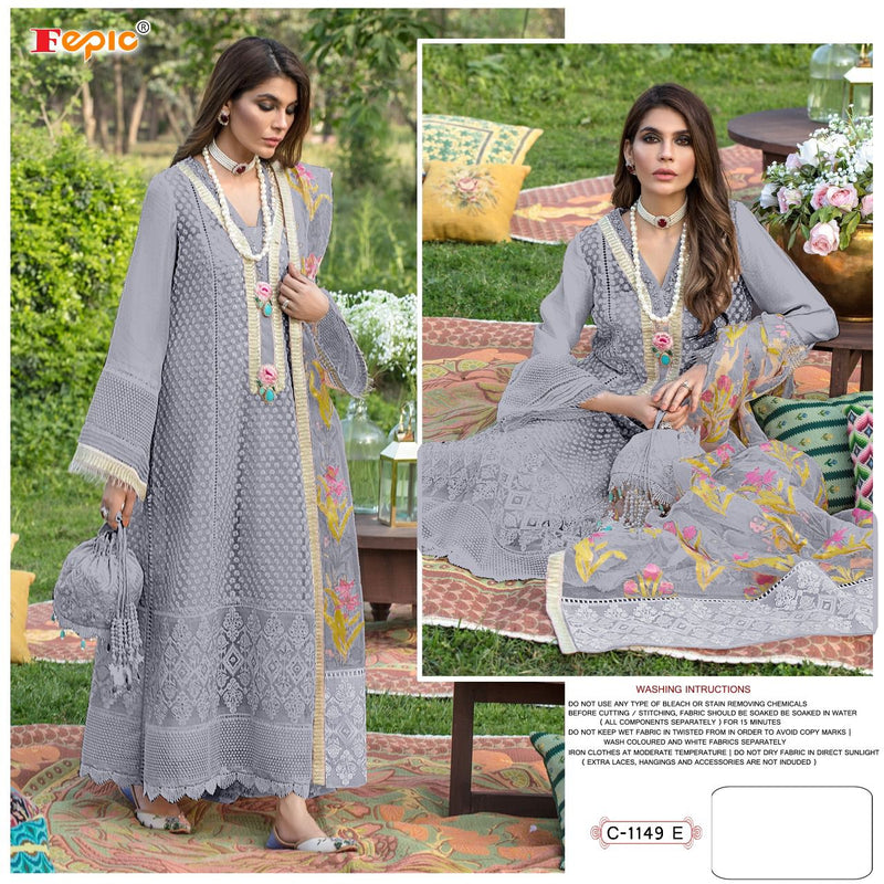 Fepic Rosemeen Dno C 1149 E Net Stylish Designer Pakistani Style Salwar Kameez