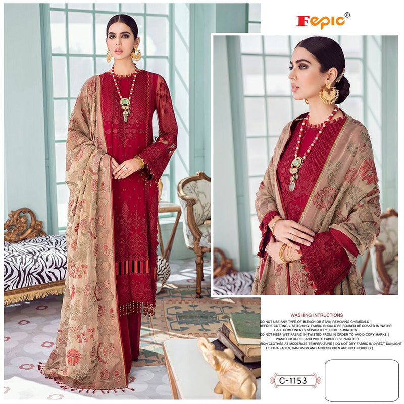 Fepic Rosemeen Georgette Bandhani Stylish Designer Salwar Suit