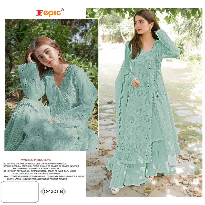 Fepic Rosemeen C 1201 B Georgette Stylish Designer Pakistani Style Salwar Kameez