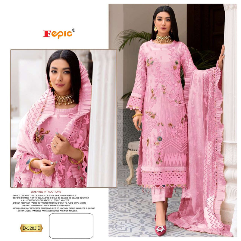 Fepic Rosemeen Dno 5203 D Georgette Stylish Designer Party Wear Salwar Kameez