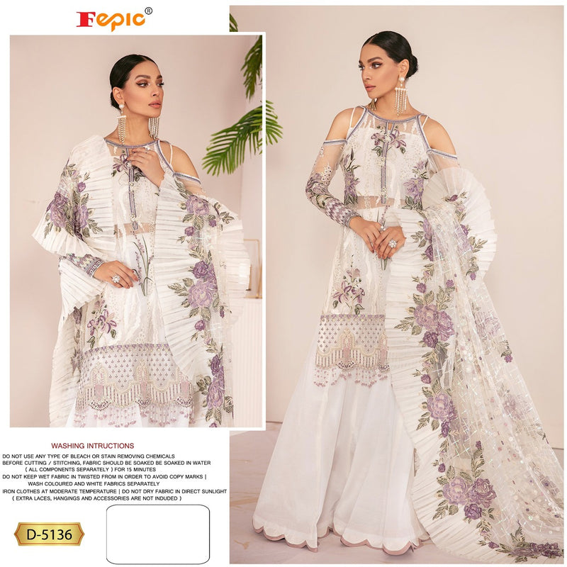 Fepic Rosemeen D 5136 Georgget Designer Salwar Kameez