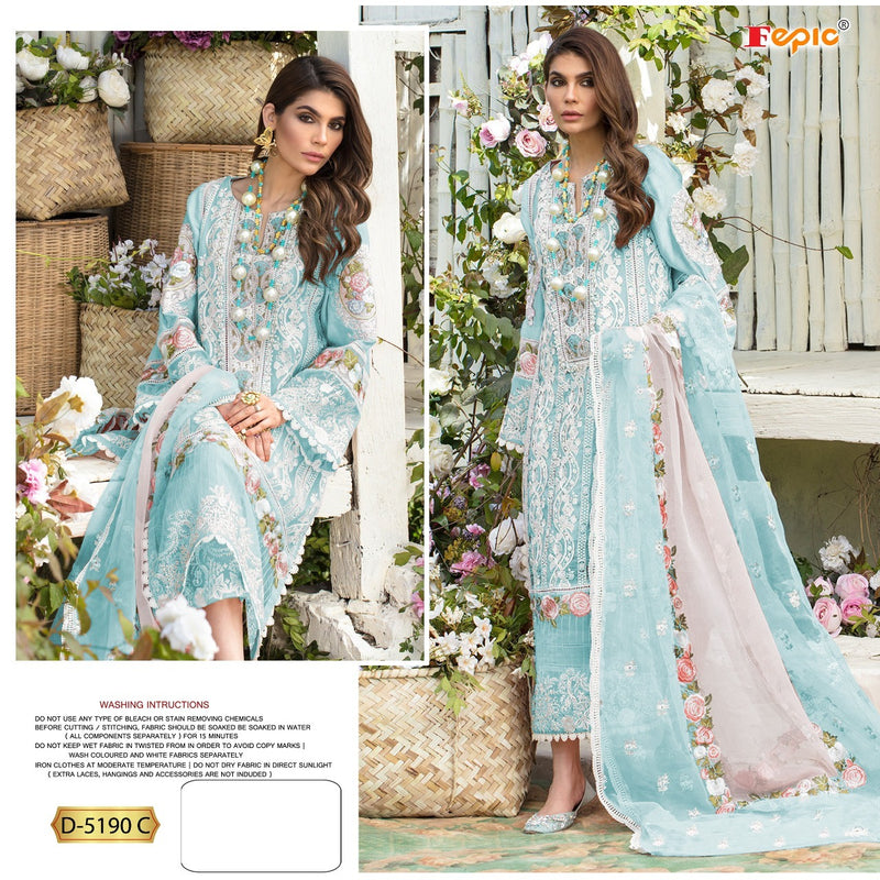 Fepic Rosmeen 5 190 C Heavy Embroidered Work Salwar Kameez