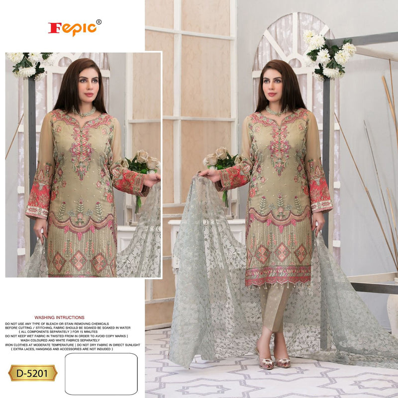 Fepic Rosemeen D 5201 Faux Georgette Stylish Designer Party Wear Salwar Kameez