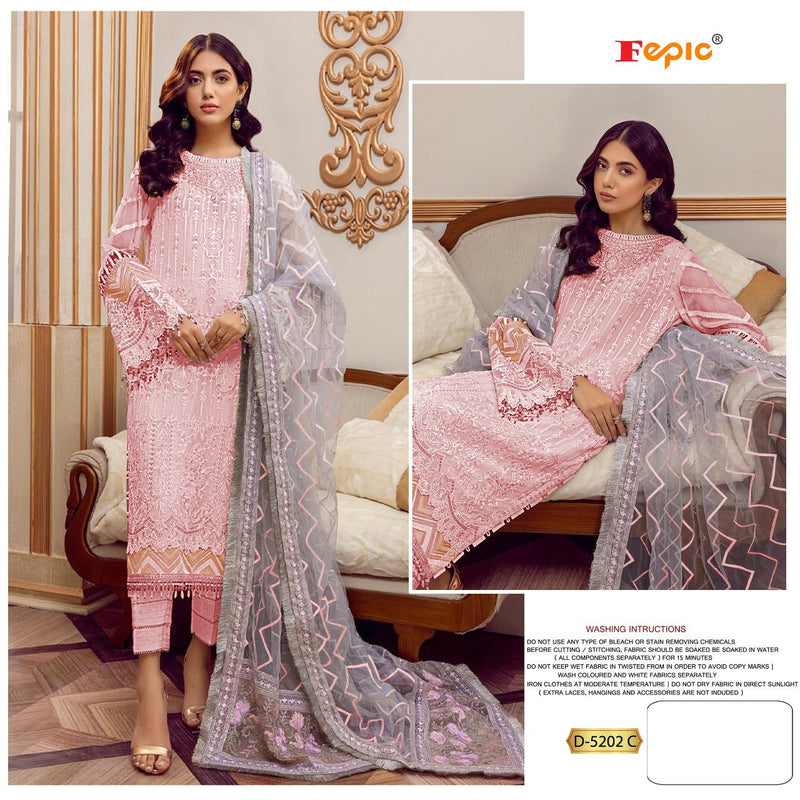 Fepic Rosemeen Dno 5202 C Georgette Stylish Designer Party Wear Pakistani Style Salwar Kameez