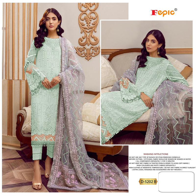 Fepic Rosemeen Dno 5202 B Georgette Stylish Designer Party Wear Pakistani Style Salwar Kameez