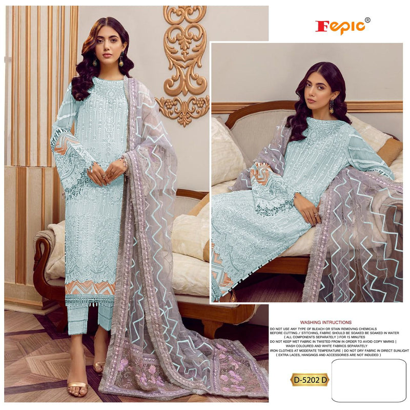 Fepic Rosemeen Dno 5202 D Georgette Stylish Designer Party Wear Pakistani Style Salwar Kameez
