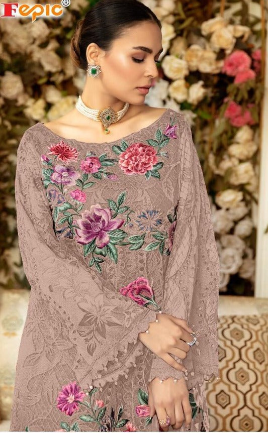 Fepic Rosemeen 91001 K Net  Designer Salwar Kameez