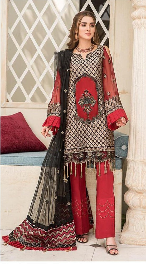 Fepic Rosemeen C 1135 Net Heavy Embroidered Designer Salwar Suit