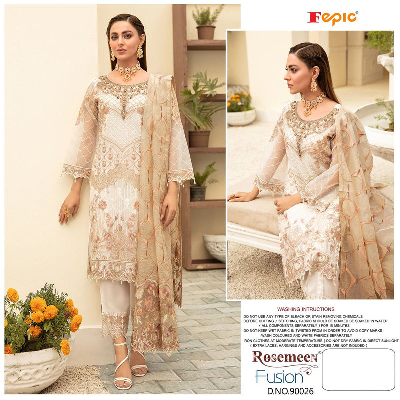 Fepic Rosemeen Dno 90026 Faux Georgette Stylish Designer Party Wear Salwar Kameez