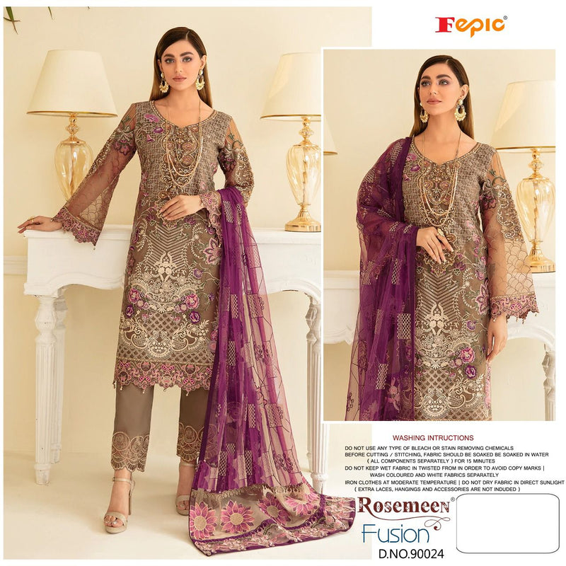 Fepic Rosemeen Dno 90024 Faux Georgette Stylish Designer Party Wear Salwar Kameez