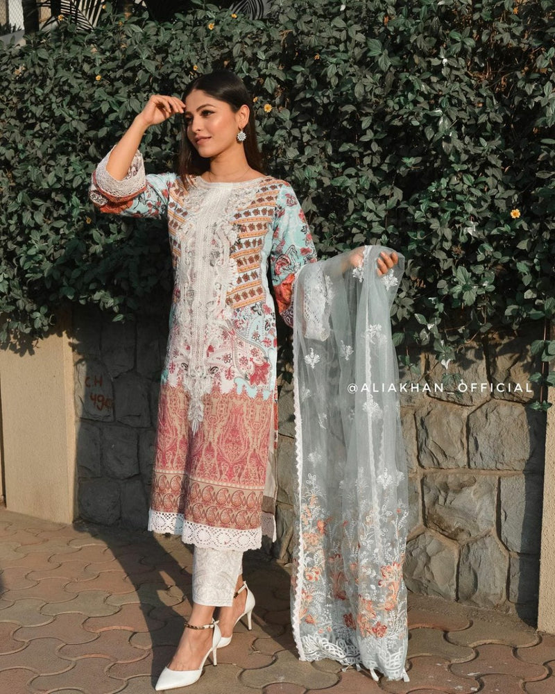 Fepic Rosemeen 86003 Cambric Cotton Stylish Salwar Suit