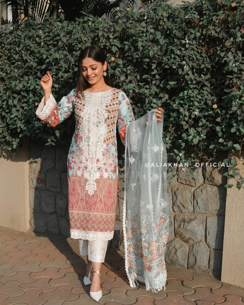 Fepic Rosemeen 86003 Cambric Cotton Stylish Salwar Suit