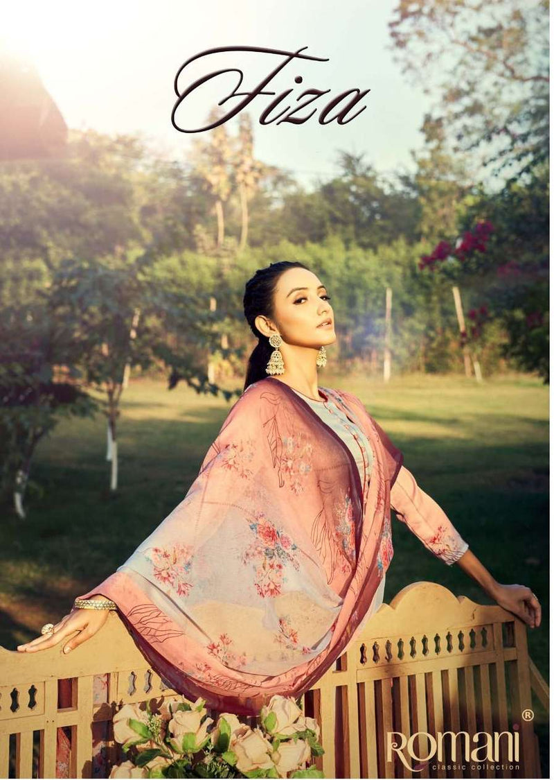 Romani Fiza J Cotton With Heavy Work Fancy Work Stylish Designer Salwae Kameez