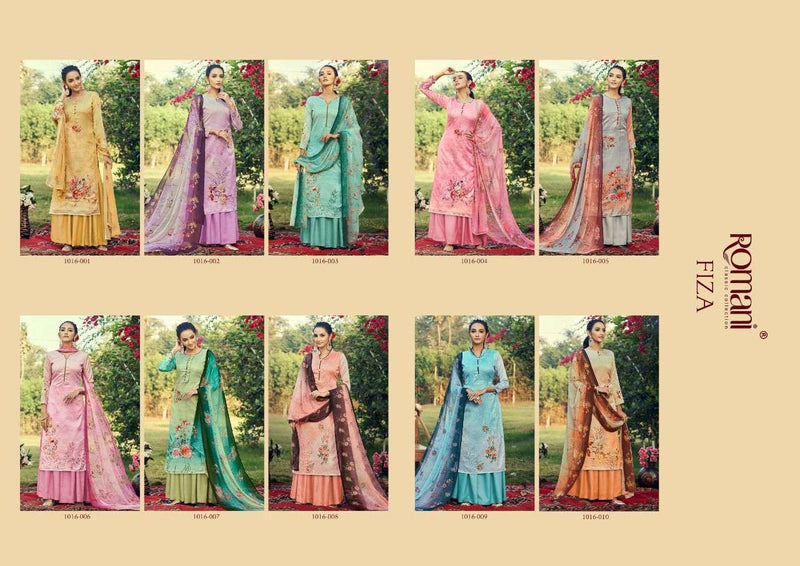 Romani Fiza J Cotton With Heavy Work Fancy Work Stylish Designer Salwae Kameez