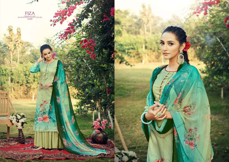 Romani Fiza J Cotton With Heavy Work Fancy Work Stylish Designer Salwae Kameez