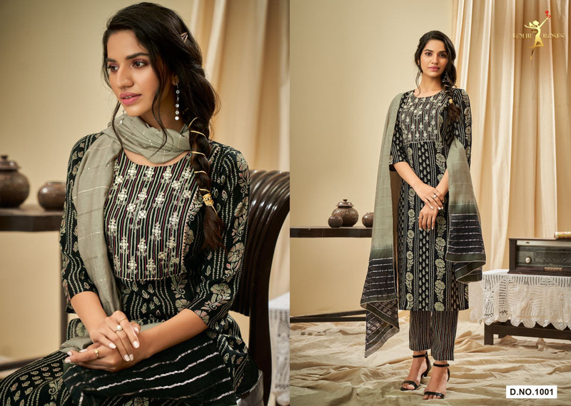 Four Roses Modal Chandari Stylish Designer Casual Wear Kurti