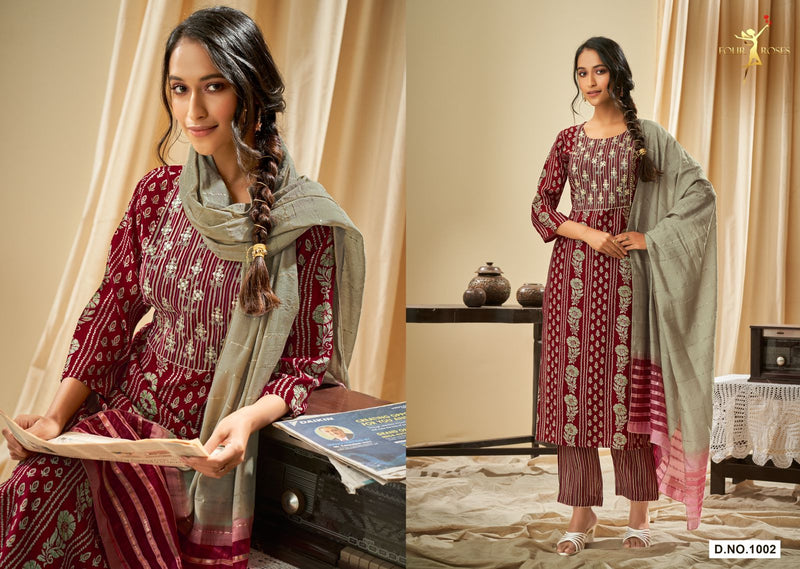 Four Roses Modal Chandari Stylish Designer Casual Wear Kurti
