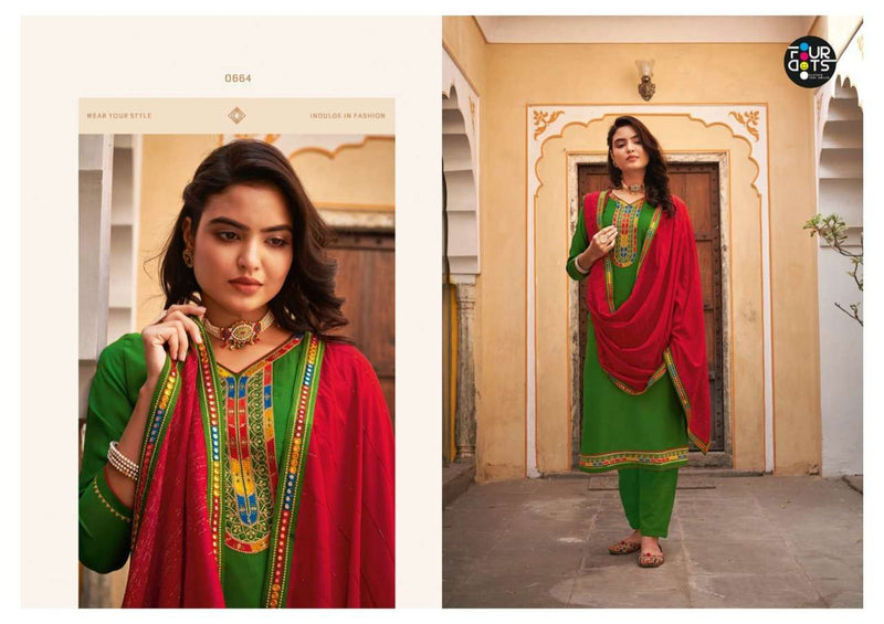 Fourdots Garishma Parampara Silk Stylish Designer Wear Salwar Kameez