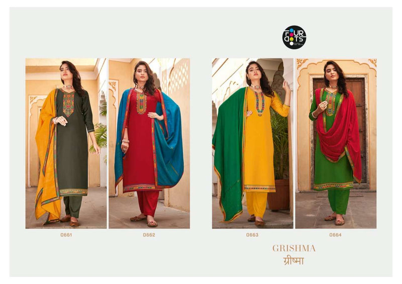Fourdots Garishma Parampara Silk Stylish Designer Wear Salwar Kameez