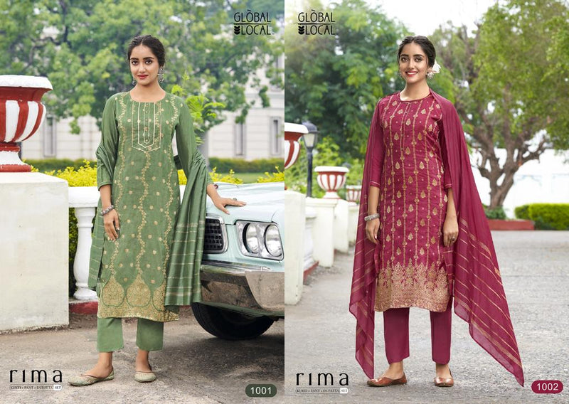 Global Local Rima Viscose With Fancy Work Stylish Designer Casual Wear Fancy kurti